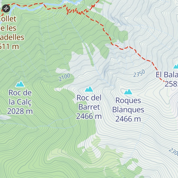 Map of Roc del Barret