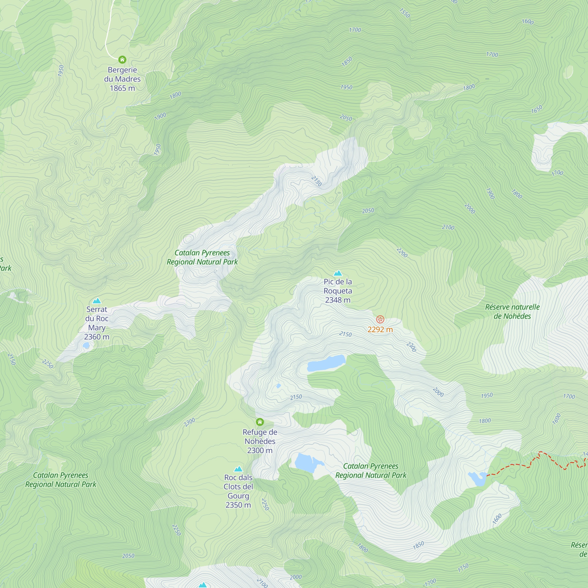 Cabane pastorale du Roc Negre map