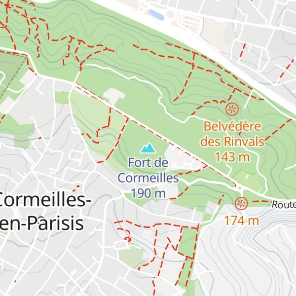 Map of Fort de Cormeilles
