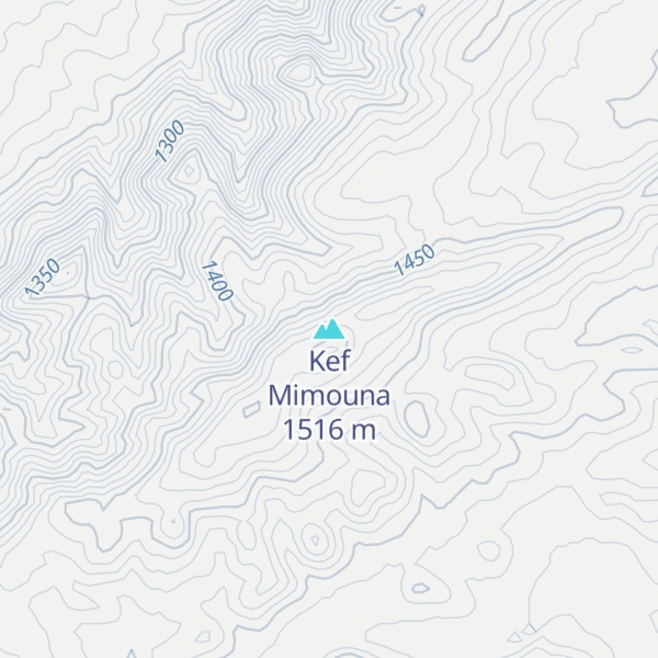 Map of Kef Mimouna