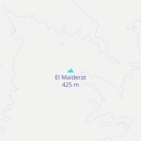 Map of El Maïderat