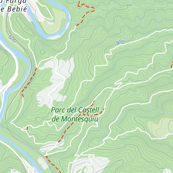 Map of Serrat del Frare
