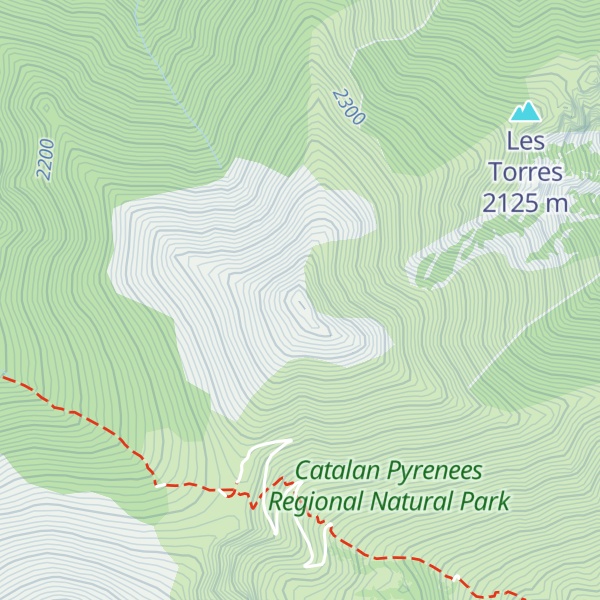 Map of Pic du Gallinas