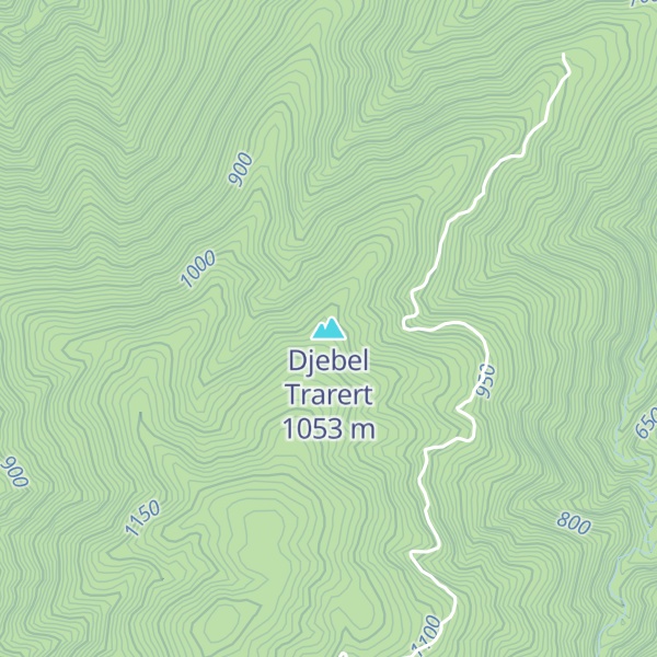 Map of Djebel Trarert