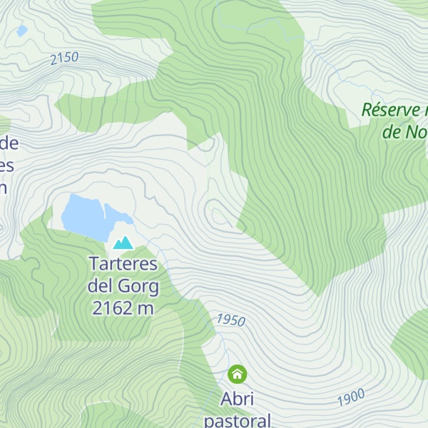 Map of Pic de la Créou