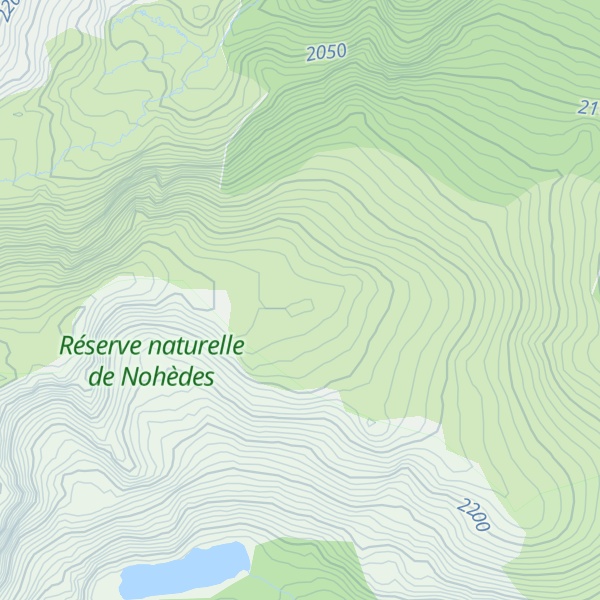 Map of Pic de la Rouquette