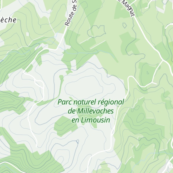 Map of Puy d'Arbour