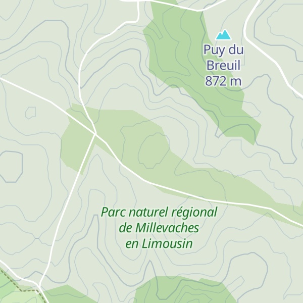 Map of Puy des Chaumes