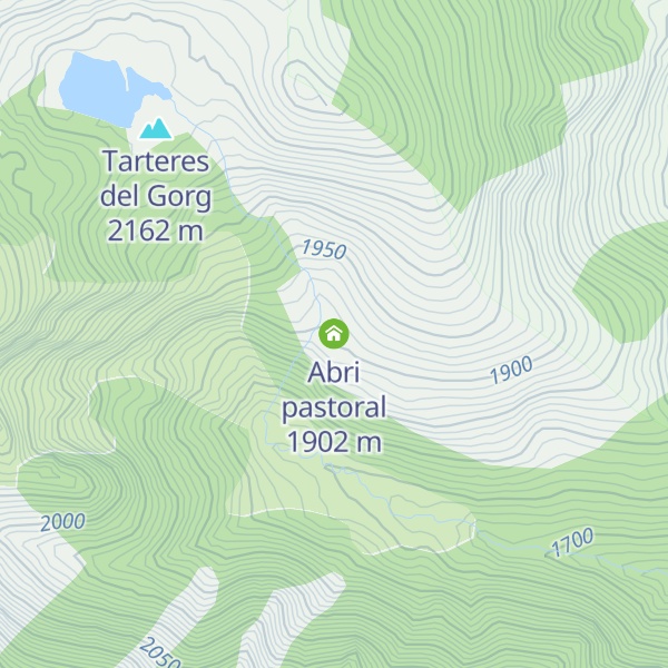 Map of Abri pastoral