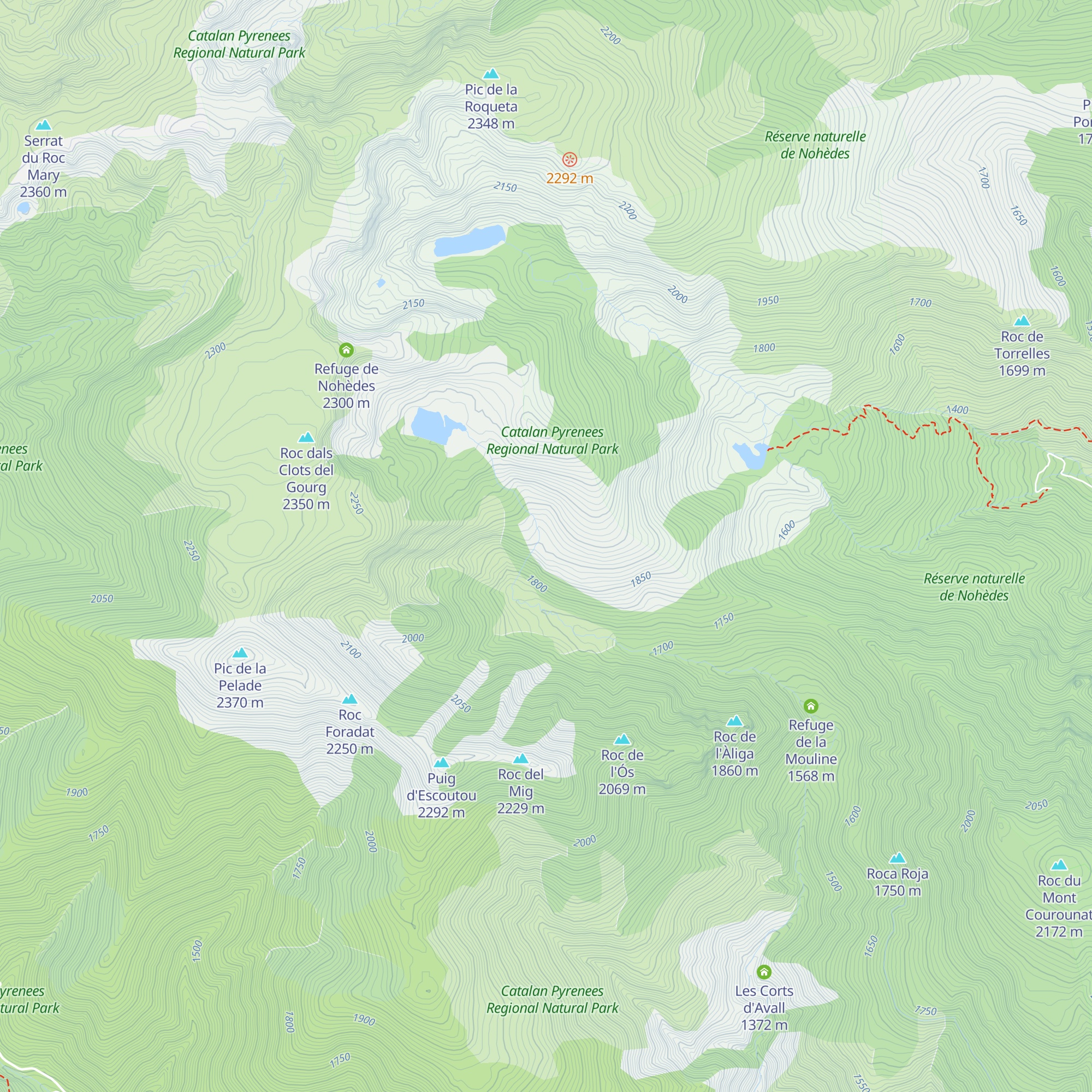 Abri pastoral map
