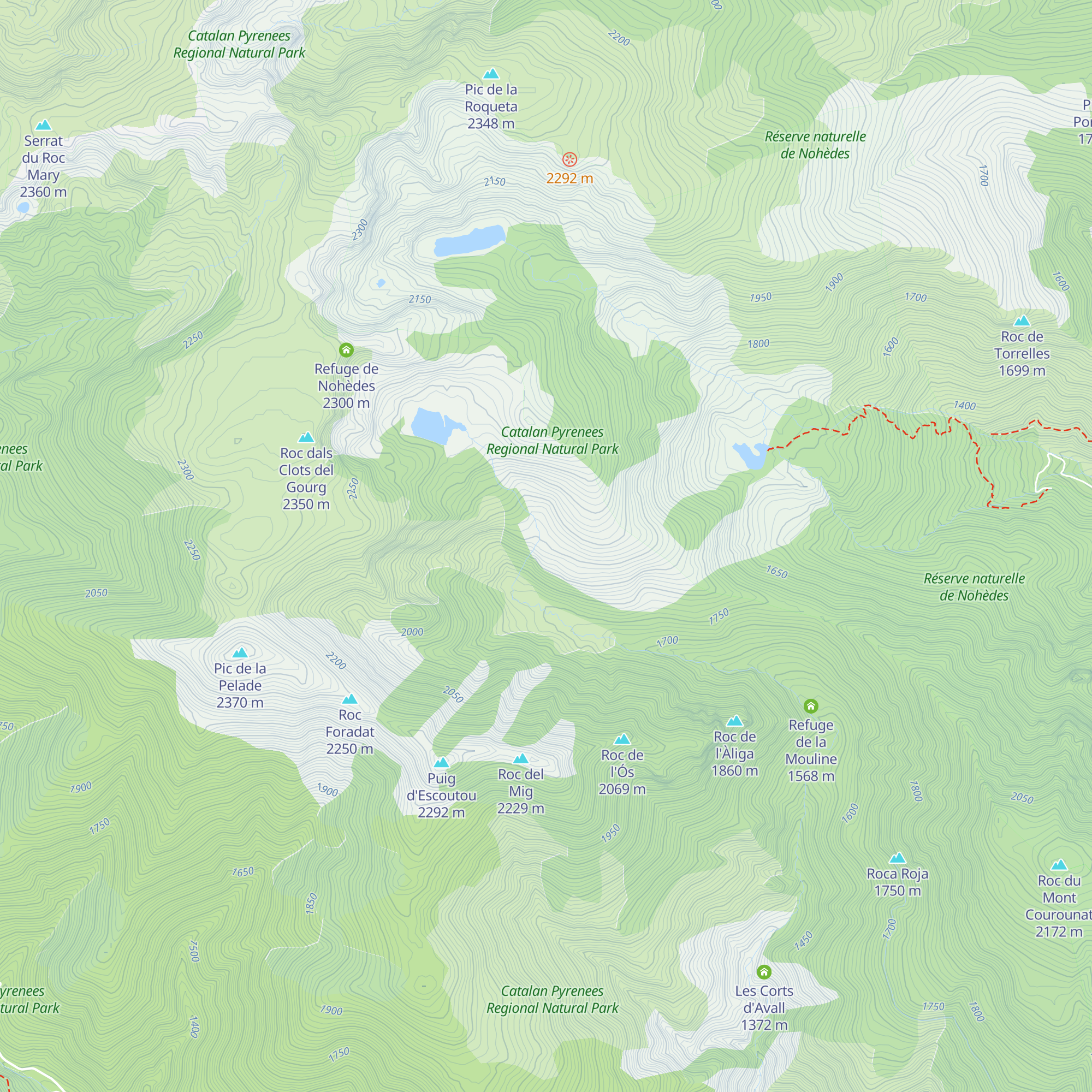 Abri pastoral map