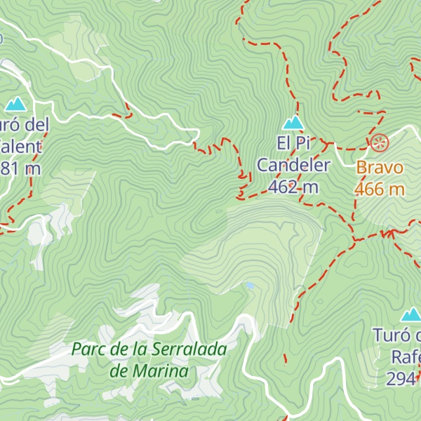 Map of El Cavall Bernat