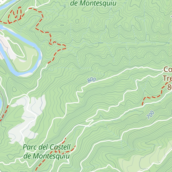 Map of Serrat de la Rovira