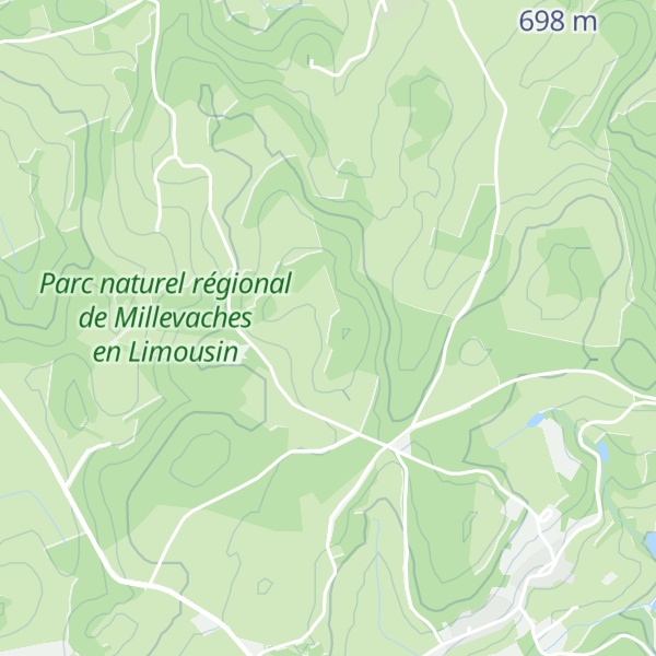 Map of Puy des Gardes