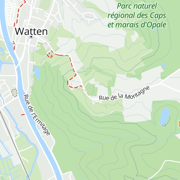 Map of Mont de Watten