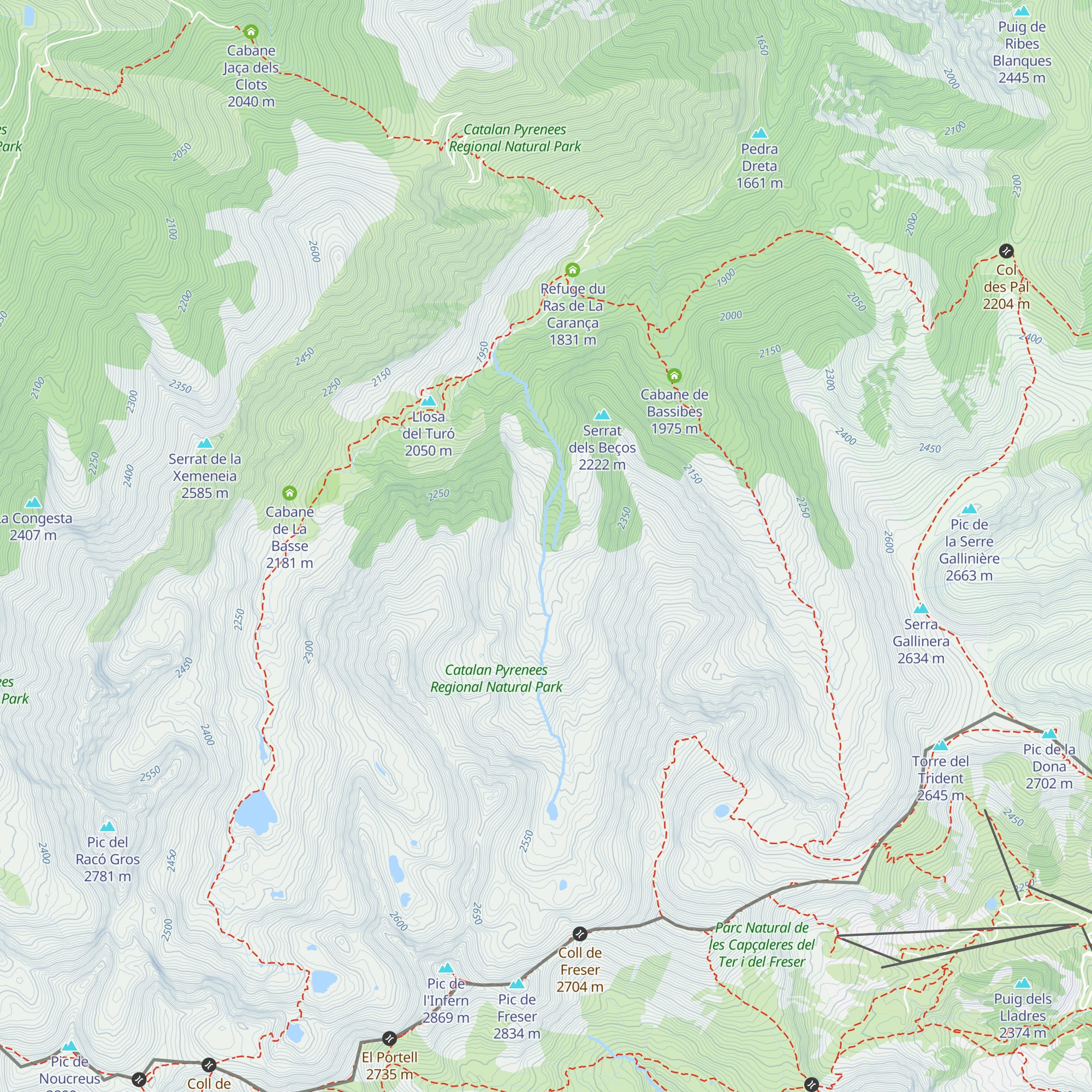 Cabane Matutano map