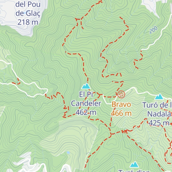 Map of El Pi Candeler