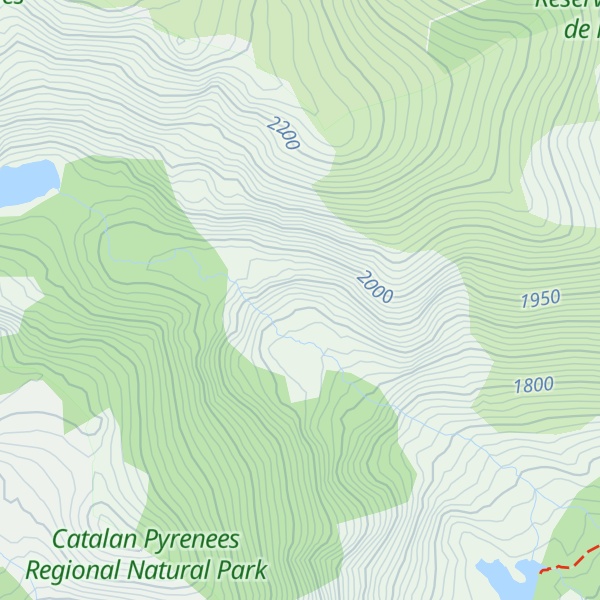 Map of Cabane du Pla del Mig