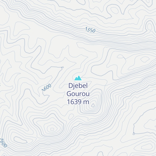 Map of Djebel Gourou