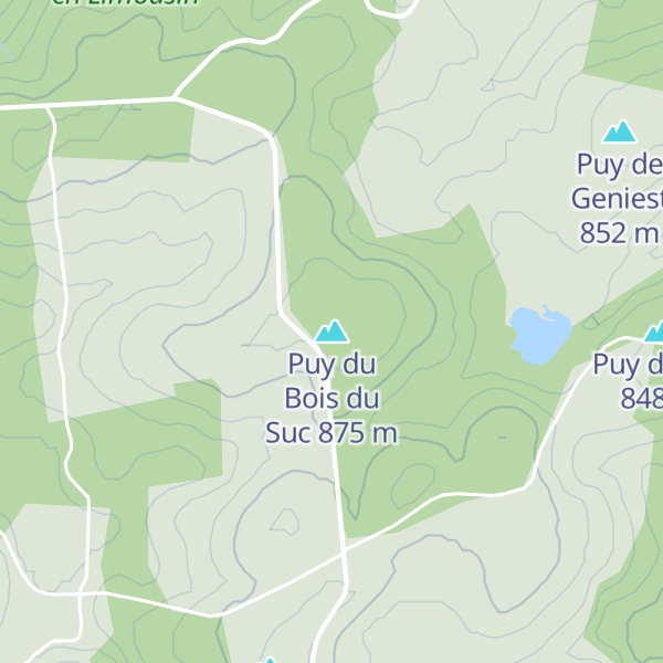 Map of Puy du Bois du Suc
