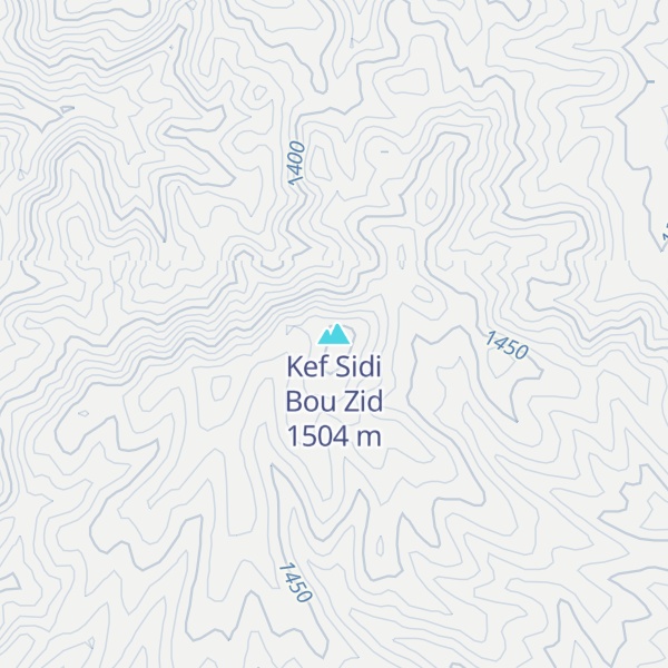 Map of Kef Sidi Bou Zid
