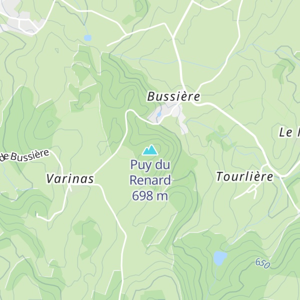 Map of Puy du Renard