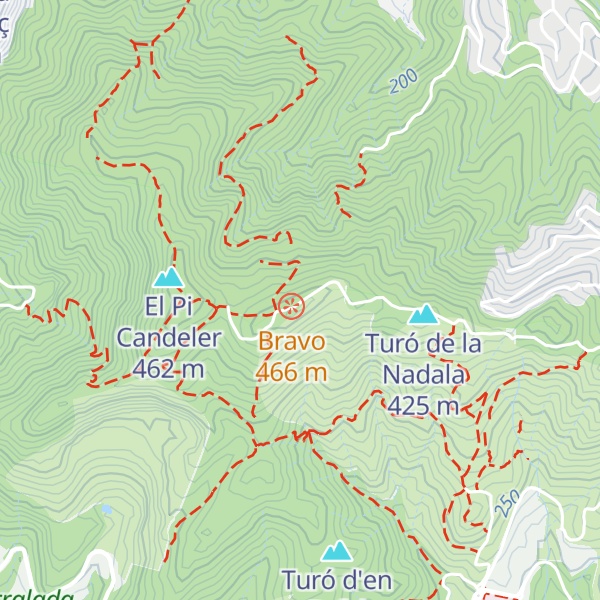 Map of La Coscollada