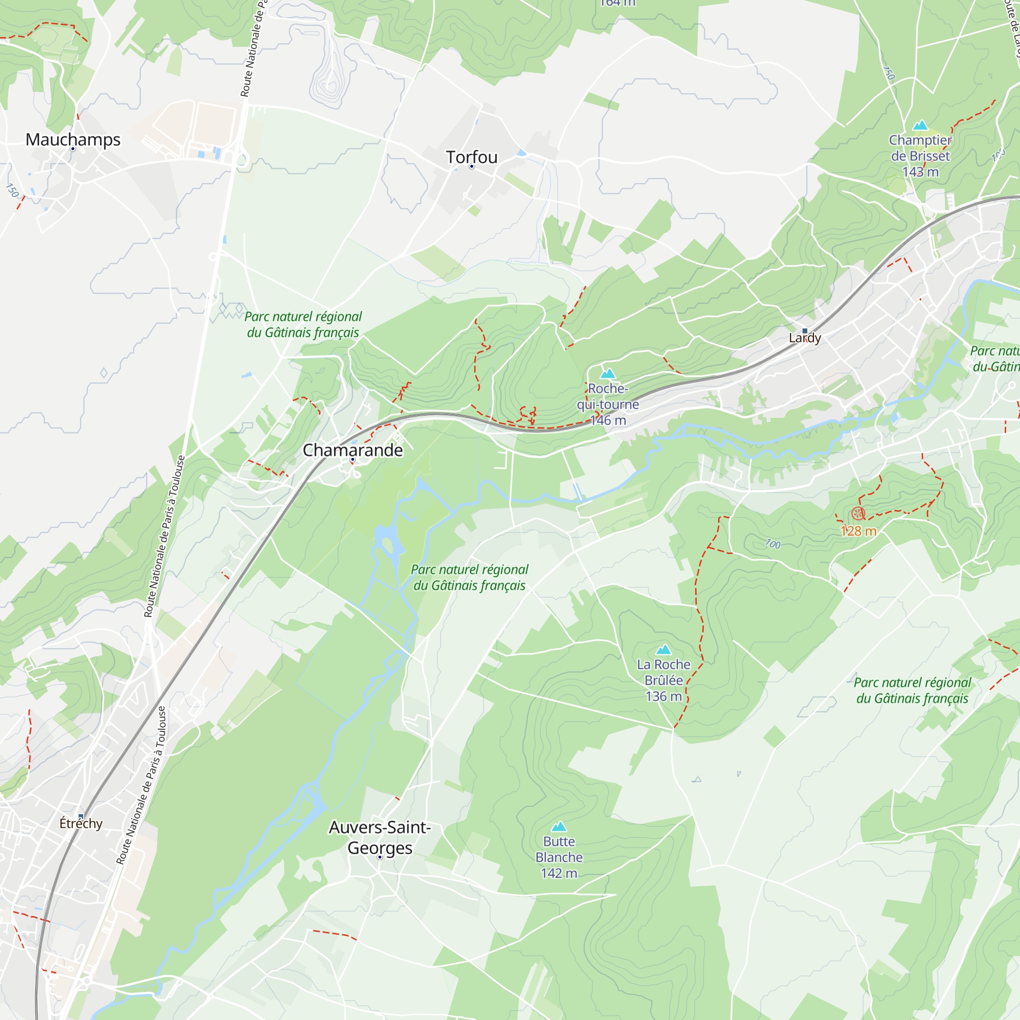 Gîte "Les Thiares" map