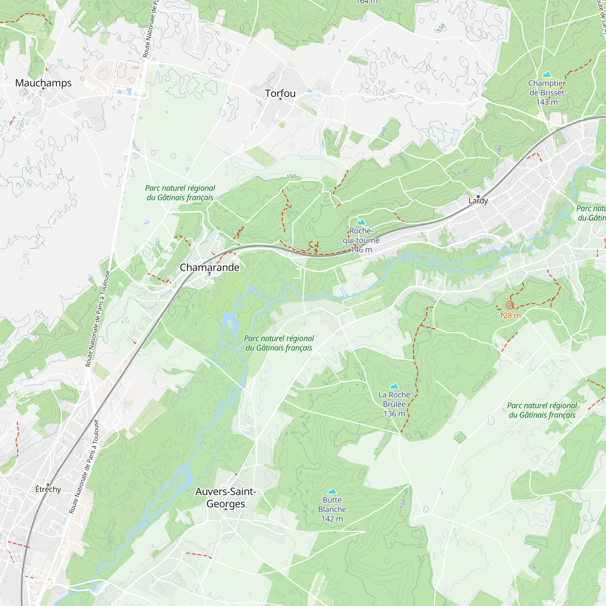 Gîte "Les Thiares" map