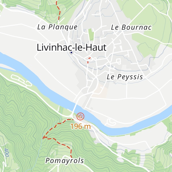 Map of Gîte La Magnanerie