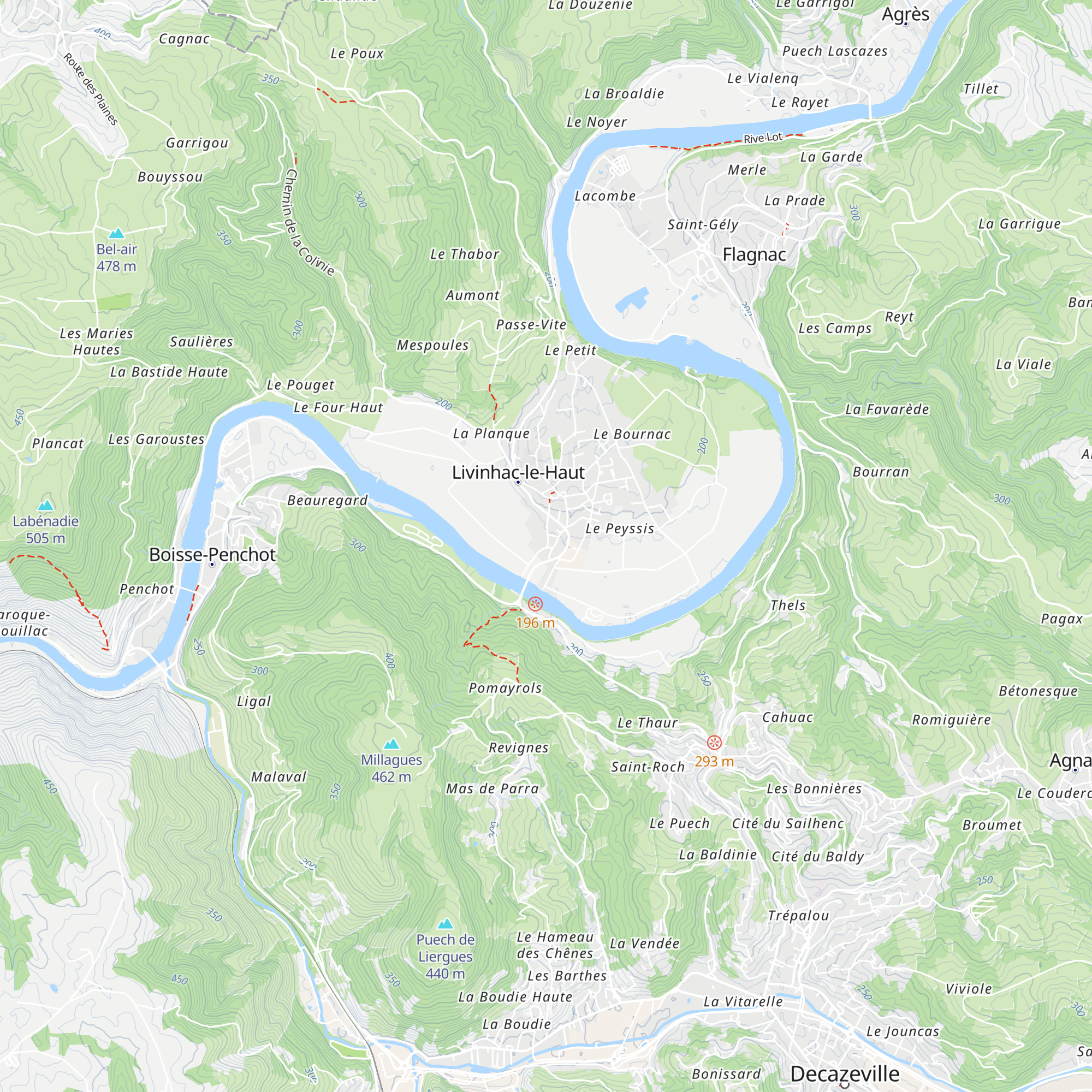 Gîte La Magnanerie map