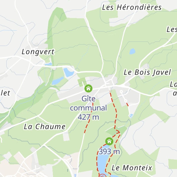 Map of Gîte communal