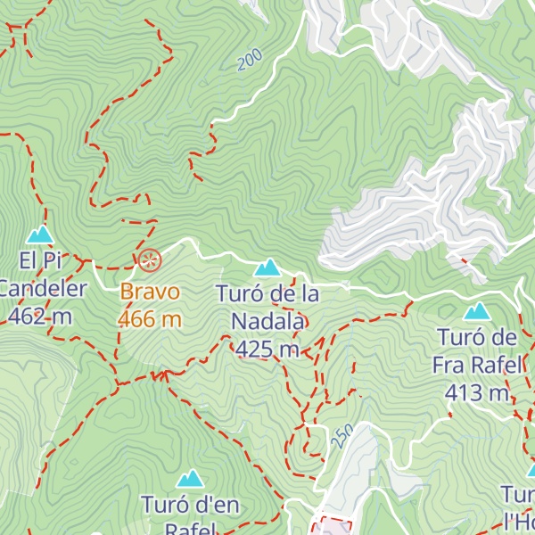 Map of Turó de la Nadala