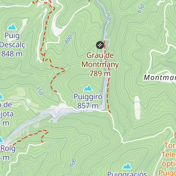 Map of Puiggiró