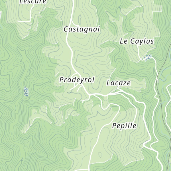 Map of Gîte de France N° 756 - 3 épis