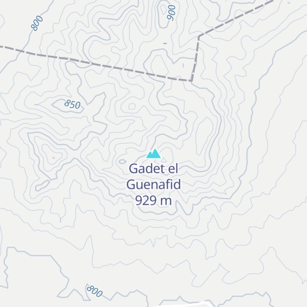 Map of Gadet el Guenafid