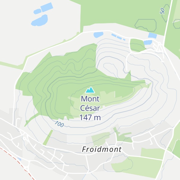 Map of Mont César