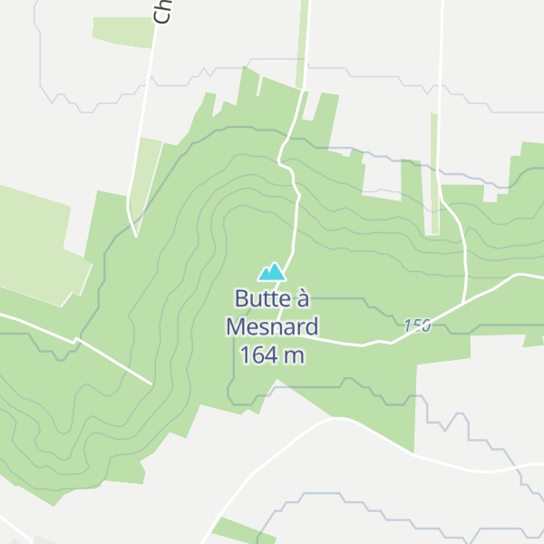 Map of Butte à Mesnard