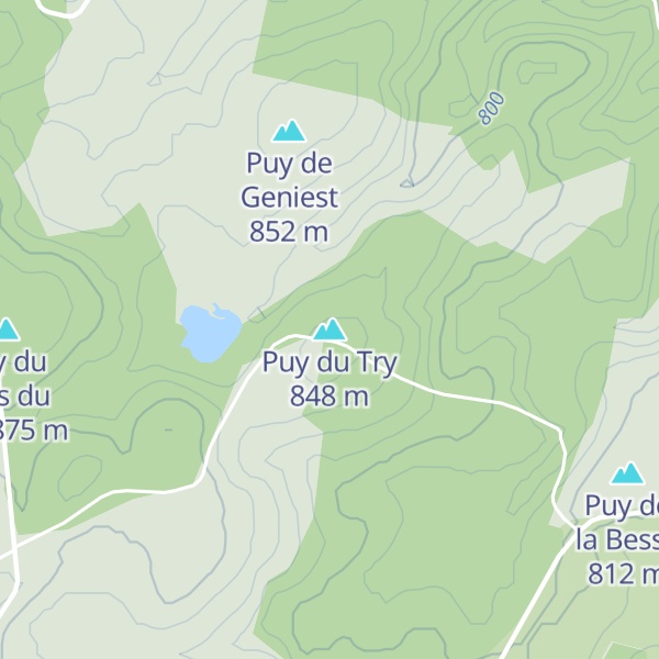 Map of Puy du Try