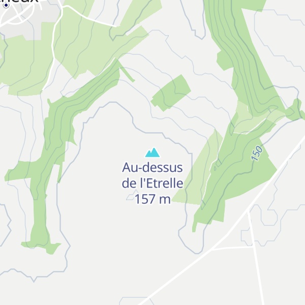 Map of Au-dessus de l'Etrelle