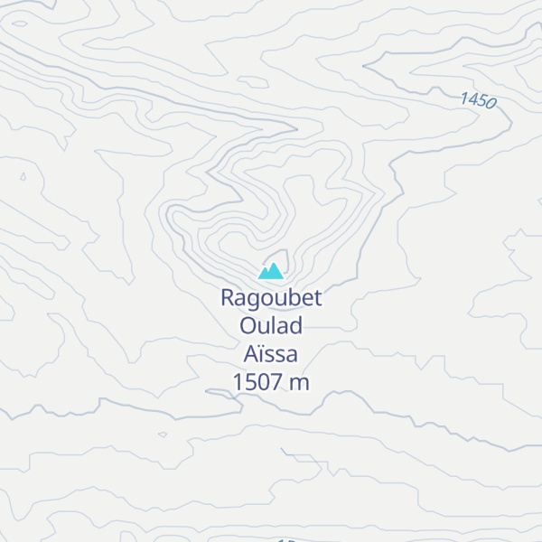 Map of Ragoubet Oulad Aïssa