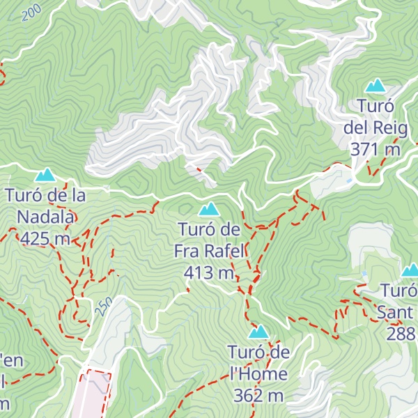 Map of Turó de Fra Rafel