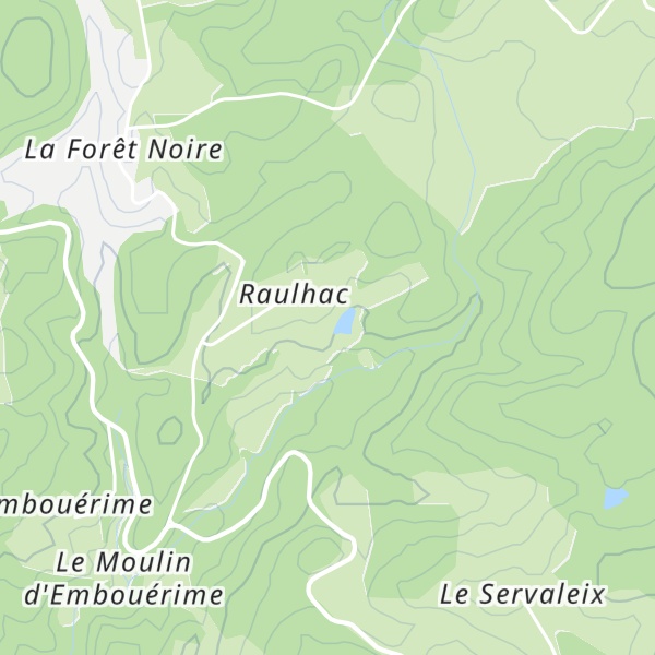 Map of Cabane