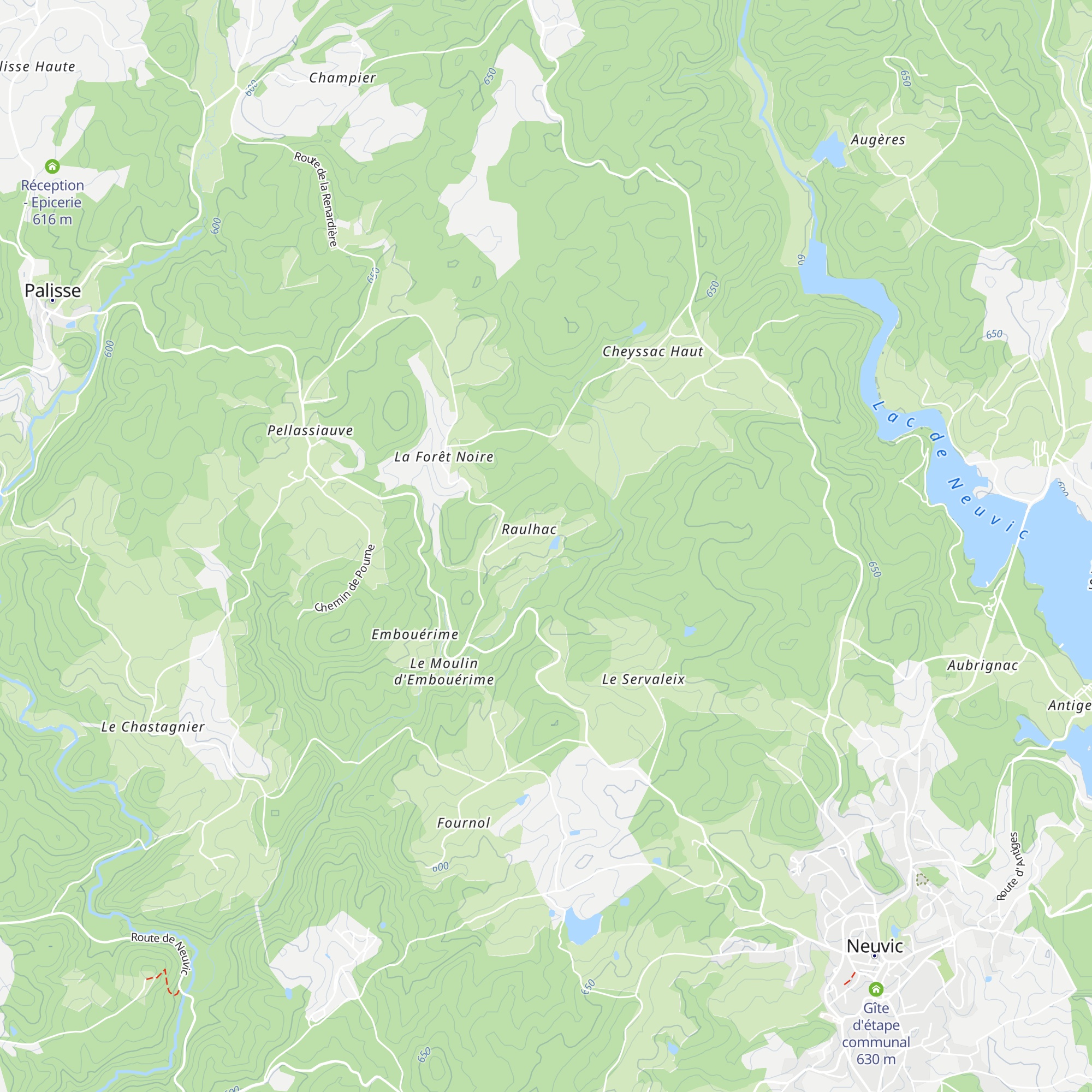 Cabane map