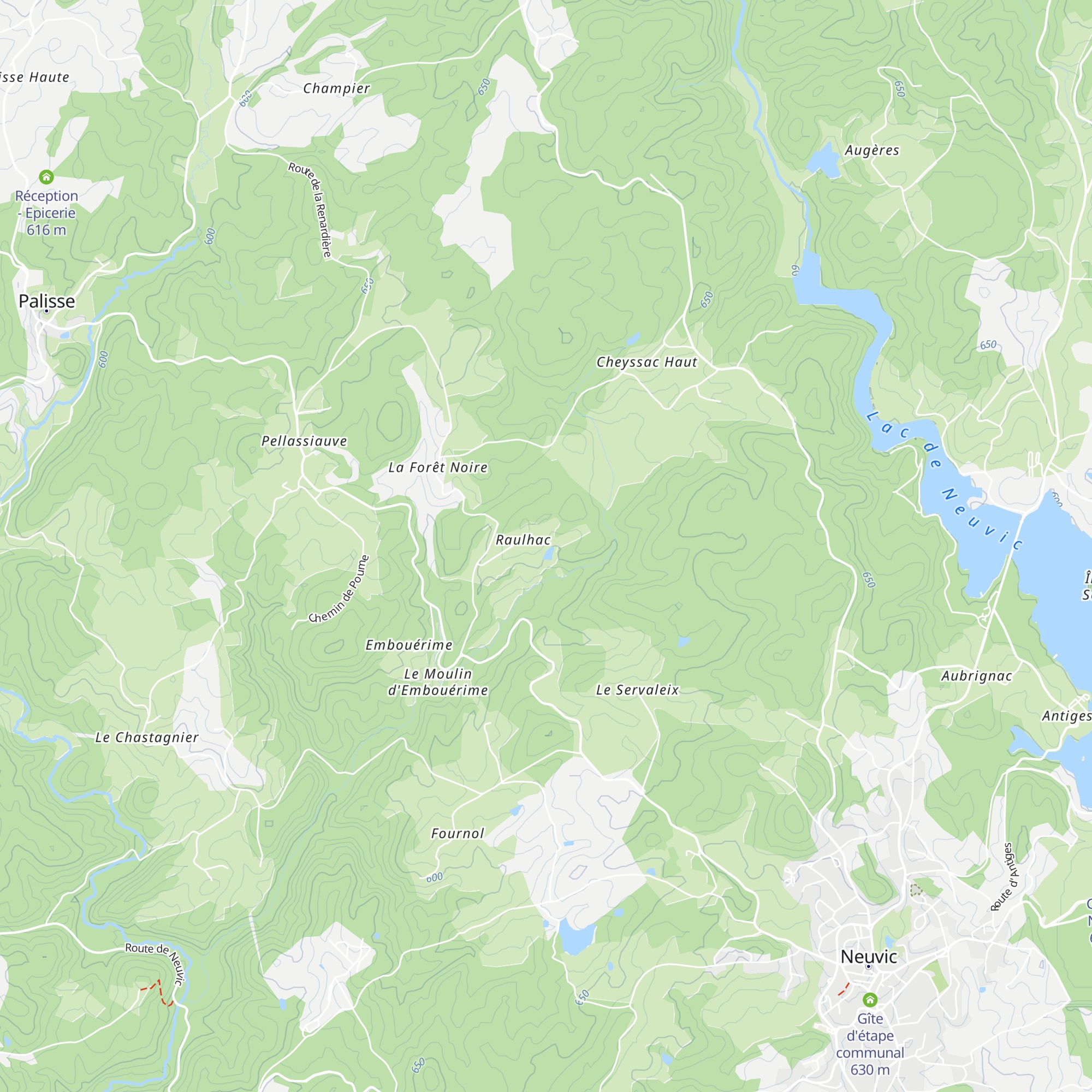 Cabane map