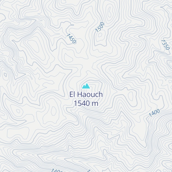Map of El Haouch