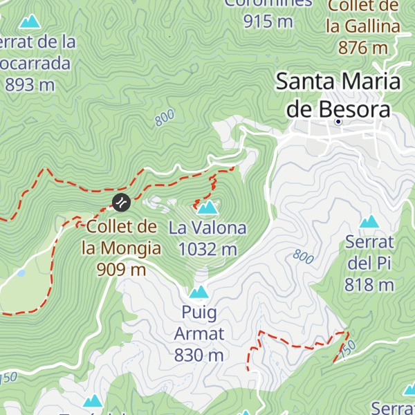 Map of La Valona