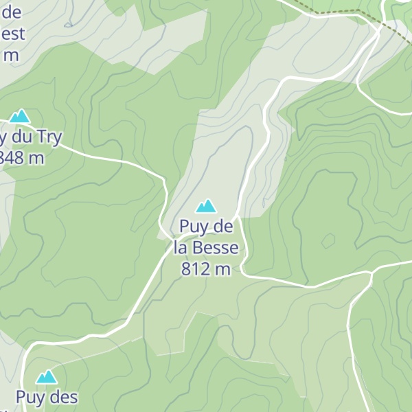 Map of Puy de la Besse