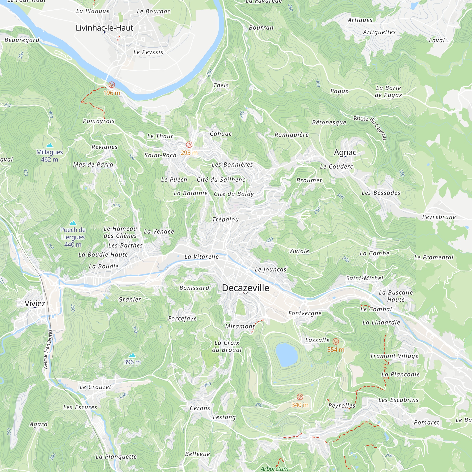 Gîte d'étape La petite tribu map