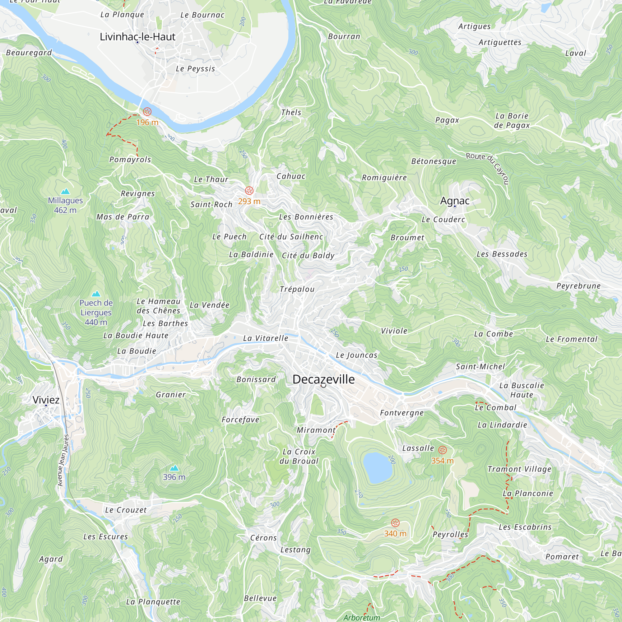 Gîte d'étape La petite tribu map